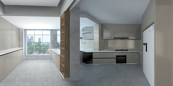 赫峰万家-南坊滨河阳光B区27-1-22-装修设计方案