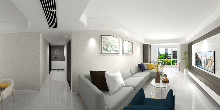 胡神-金大地18-1004全屋方案-装修设计方案