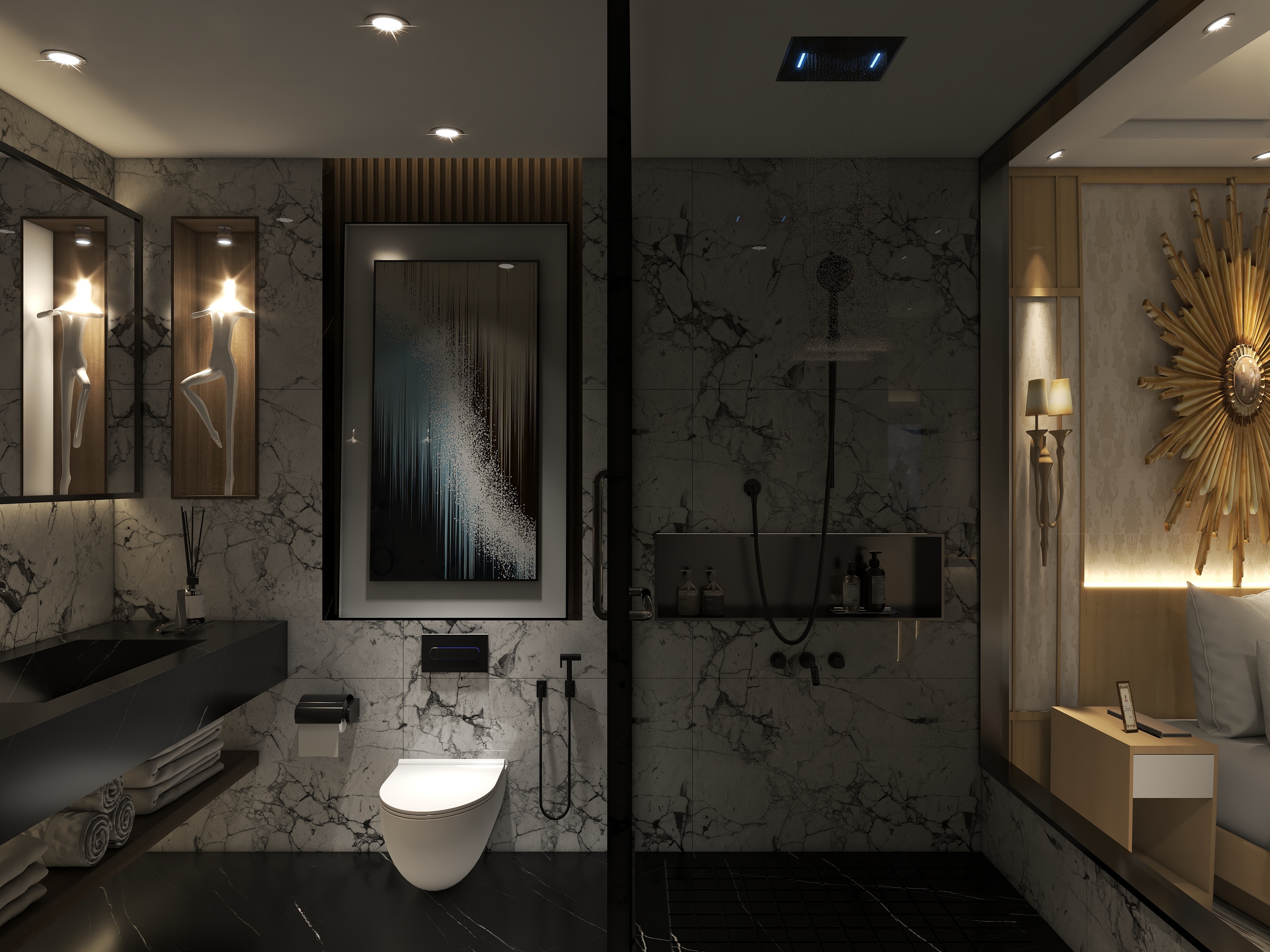 设计张淼冰-酒店客房、沐足会所-方案二-装修设计方案