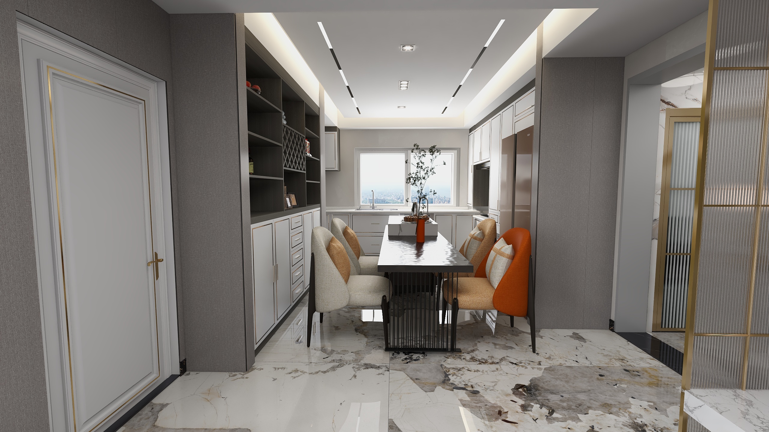 郭有道设计工作室-万山别墅轻奢风装修效果图