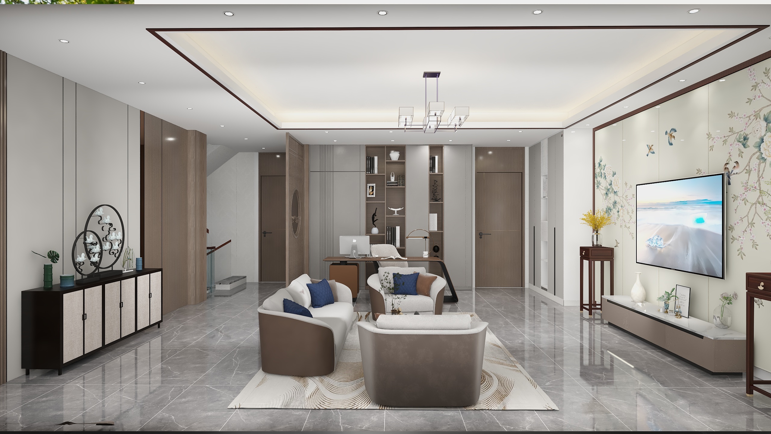 装管家娃娃鱼-峡江科技产业园专家楼-装修设计方案