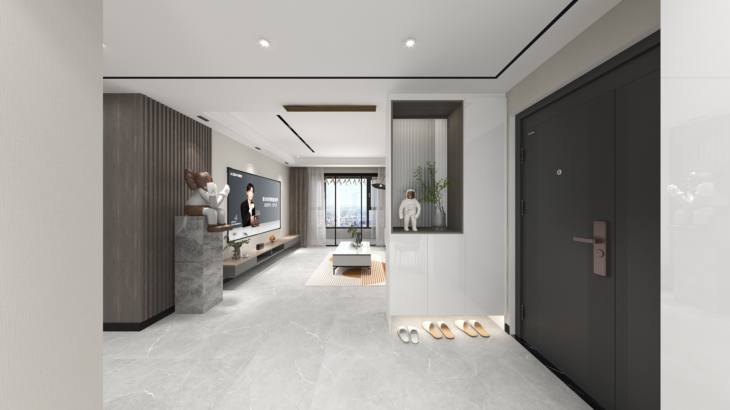 周秀蓉-晨朗东方花园.dwg-装修设计方案