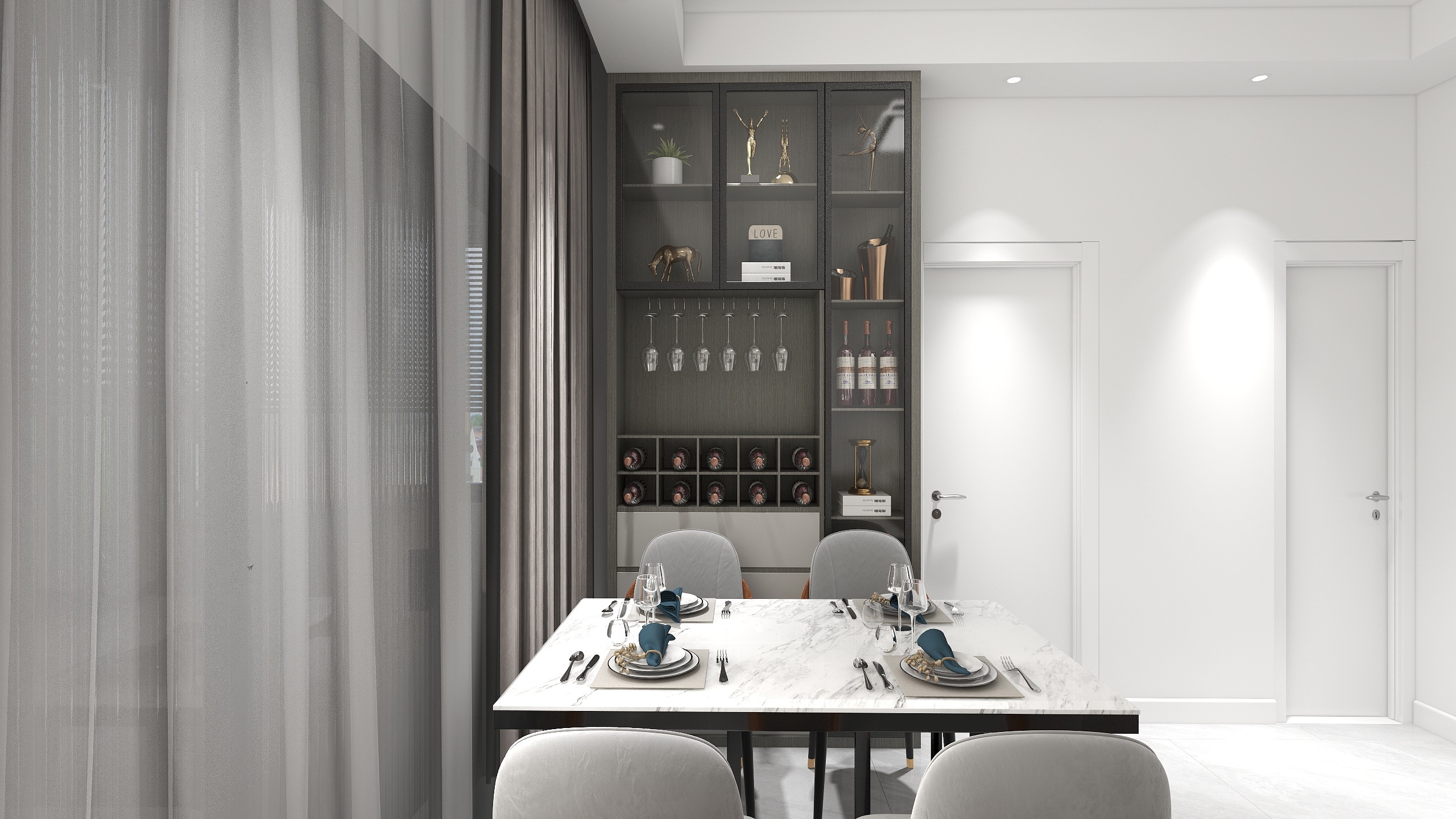 太阳色141319FgAy-瑞和园89.50㎡B户型3室2厅1卫-装修设计方案