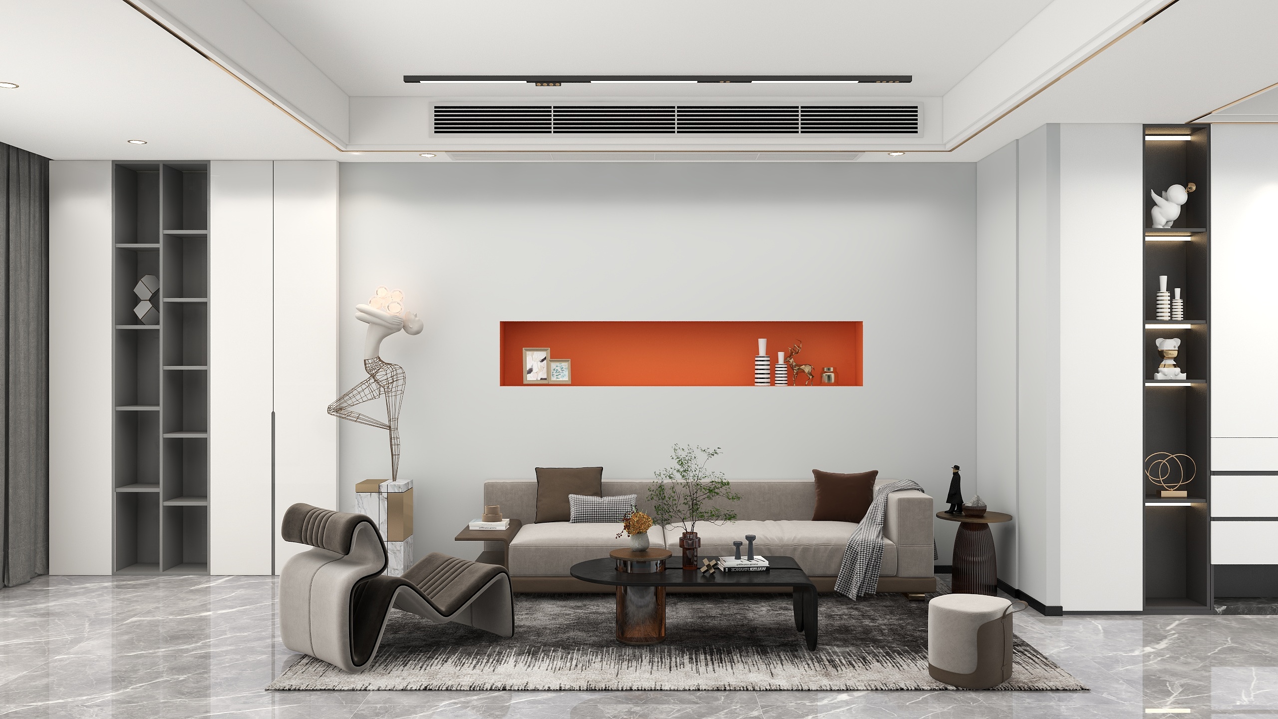 优躺设计YT-131㎡简约风-4居室-装修设计方案