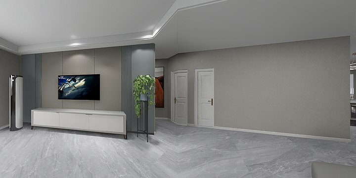 大博装饰13779200888-富苑高层145装修效果图-装修设计方案