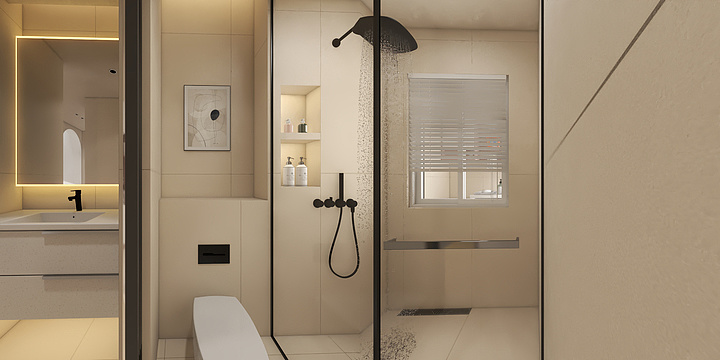 SoAlive-《素-舍》105㎡侘寂风三室雅居-装修设计方案