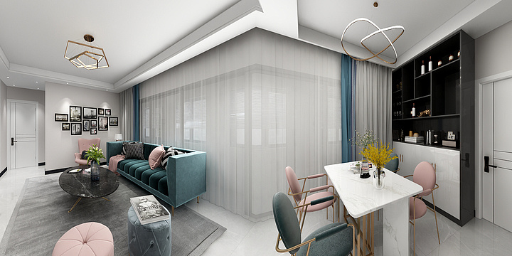 朱玉静13103422619-瑞和园89.50㎡B户型3室2厅1卫-装修设计方案