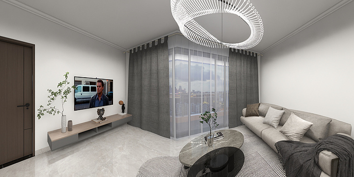 圣点装饰MrLee-凯旋华府12-1202-装修设计方案