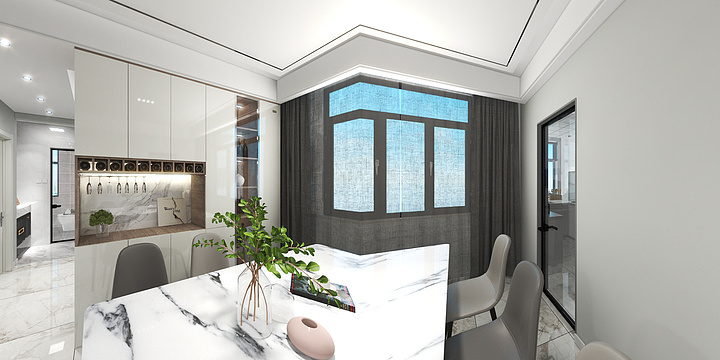 欧雅装修设计小武-迎宾路一号8-1-402-装修设计方案