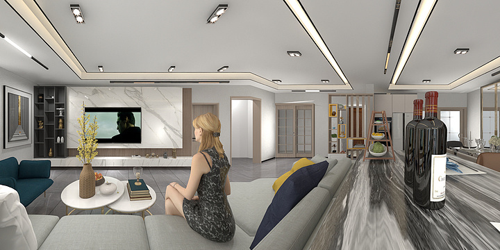 天宇设计1897-桂花糖4栋.dwg-装修设计方案