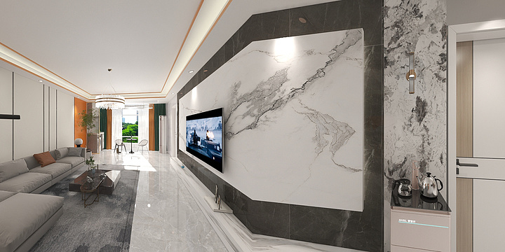 伊诺装饰设计丨李银元-恒昌首府-伊诺空间设计-装修设计方案