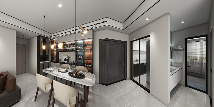 王凯伦-鸿宸逸庭.dwg-装修设计方案