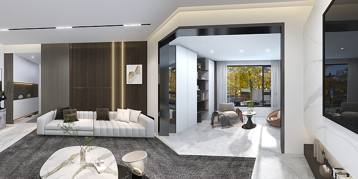 意象再生视觉设计-三和南庭施工图.dwg-装修设计方案