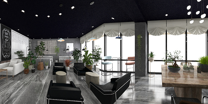 逆流de鱼W-模板副本-105平咖啡厅-装修设计方案