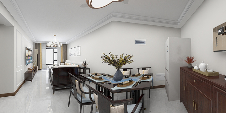 陈英uhae-刘军哥家，翡翠城B6--1803-装修设计方案