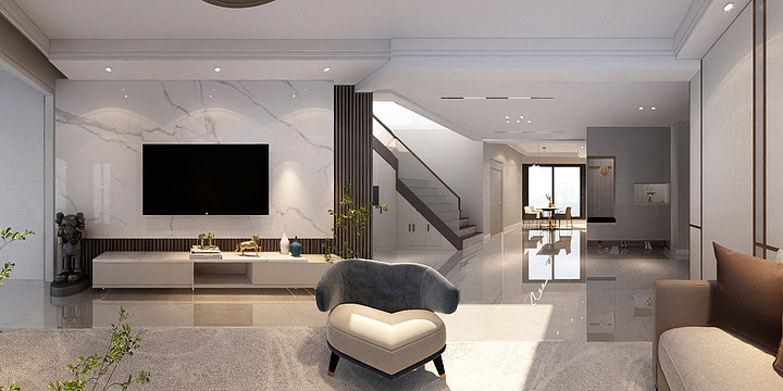 意维定制全案设计-清华园3号楼复式-西户-装修设计方案