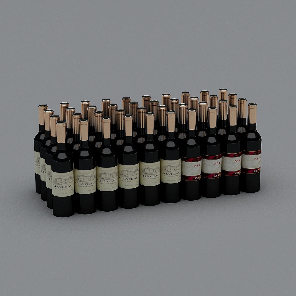 酒瓶23D模型