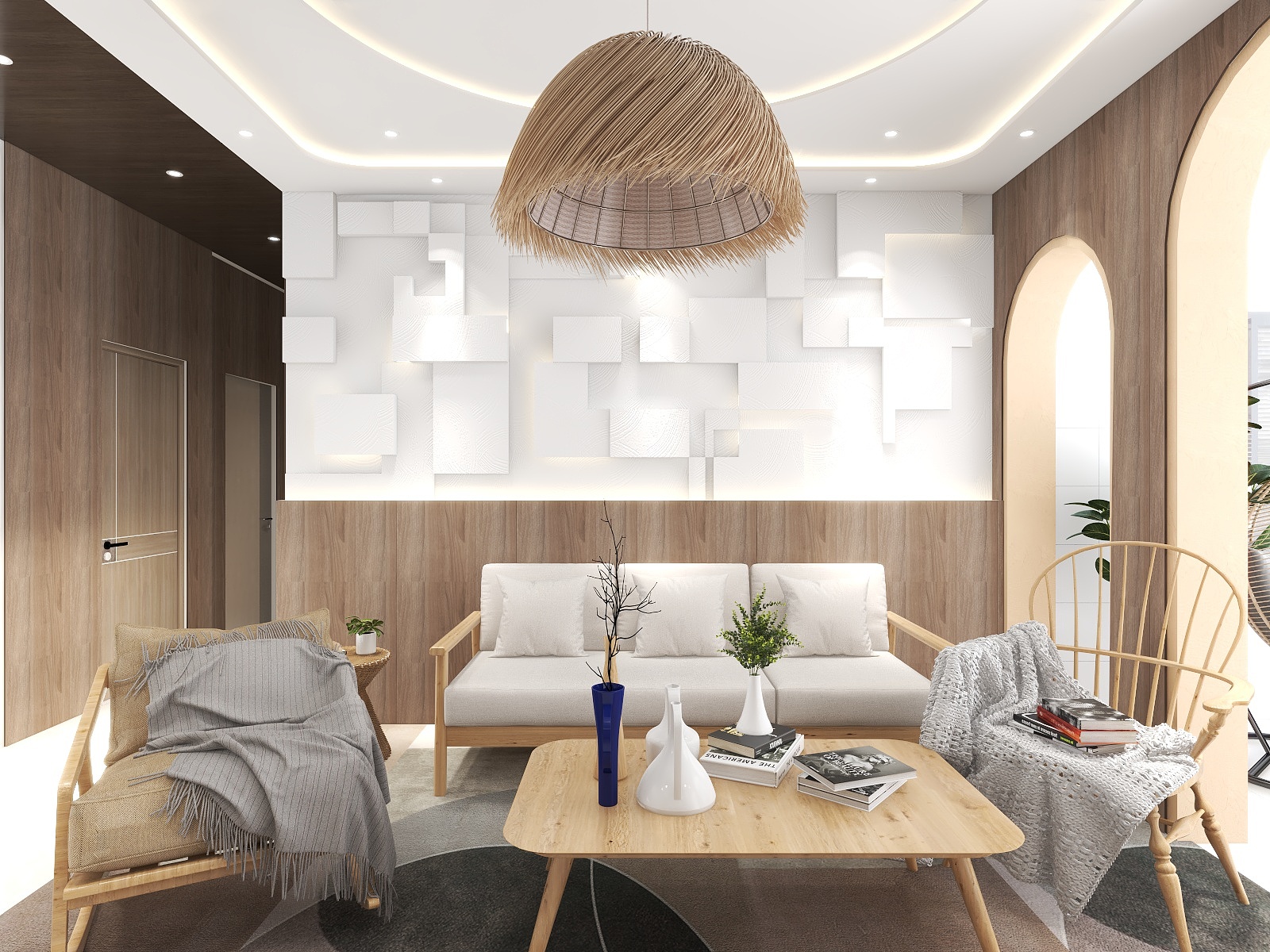 RS设计-原木轻奢三居室-装修设计方案