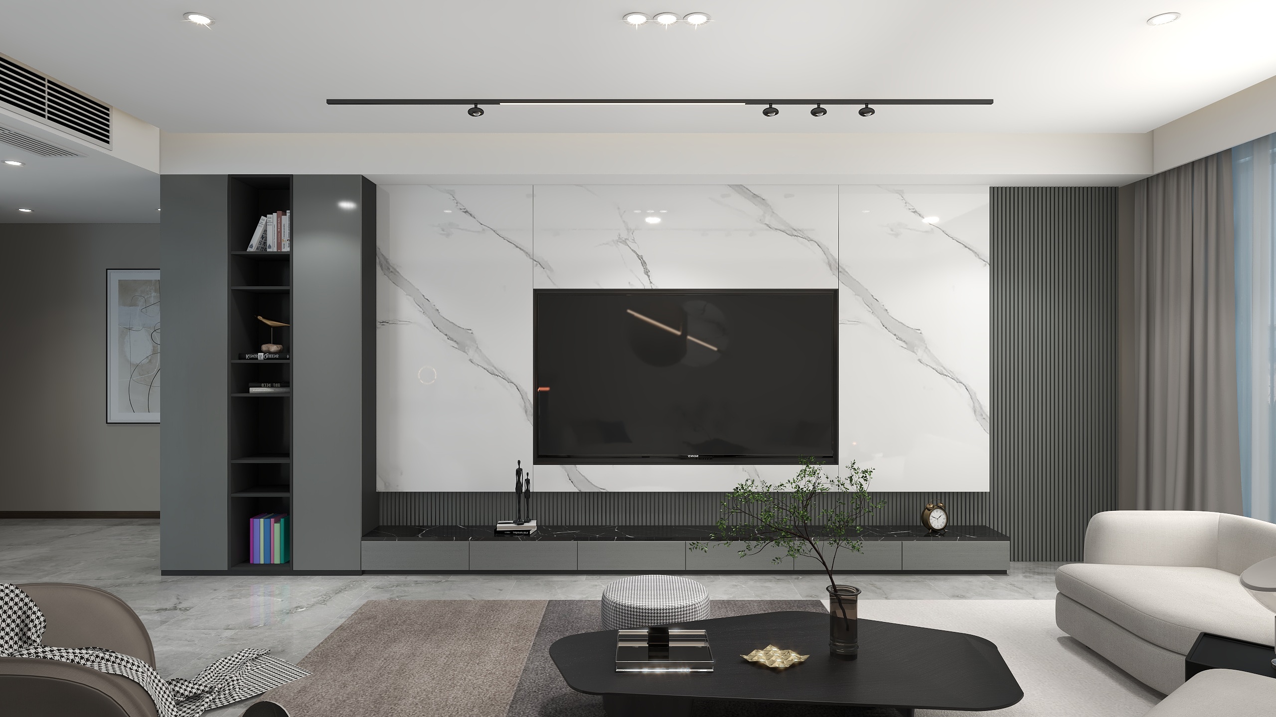 杨莱伊Lyvi-保利紫荆公馆丨现代轻奢-装修设计方案