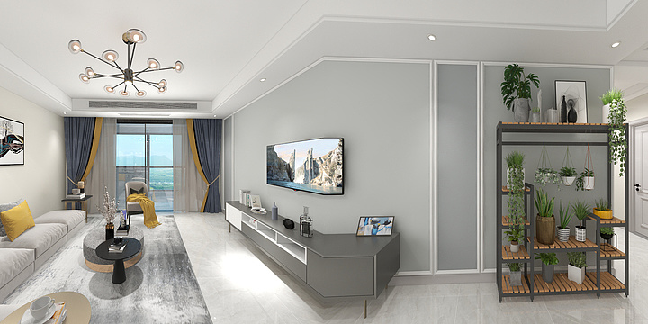 美艺家-装饰-金济花园6-1-203-装修设计方案