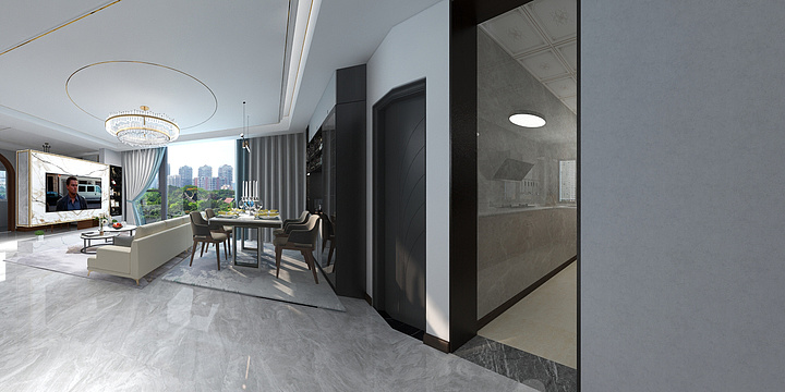 杺柞-瑞和园89.50㎡B户型3室2厅1卫-装修设计方案