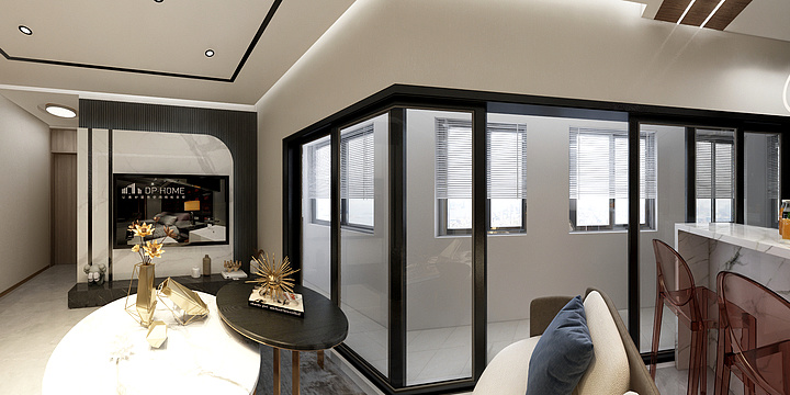 King_琨-瑞和园89.50㎡B户型3室2厅1卫-装修设计方案