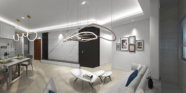 锦鲤184****6803-瑞和园89.50㎡B户型3室2厅1卫-装修设计方案