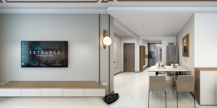 做设计的殷-方案3.8号翰林88平3-3-202-装修设计方案