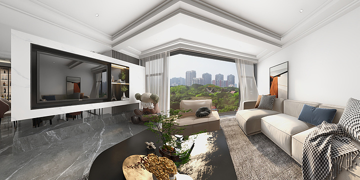 蓝梦全屋定制-香榭豪庭黄莉-装修设计方案