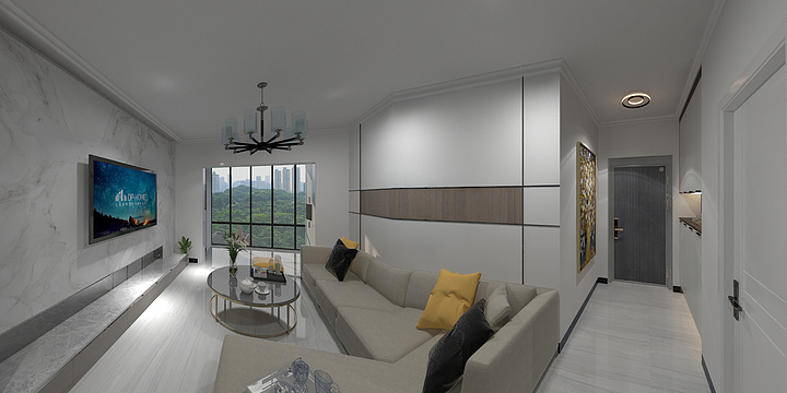雅居阁全屋整装-万象府融苑效果图-装修设计方案