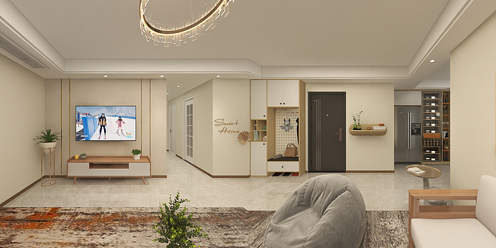 装潢设计师阿郑-国泰广场10-907-装修设计方案