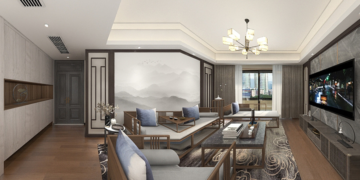 肖邦家居韦韬-观枫四季13-1204.dwg-装修设计方案