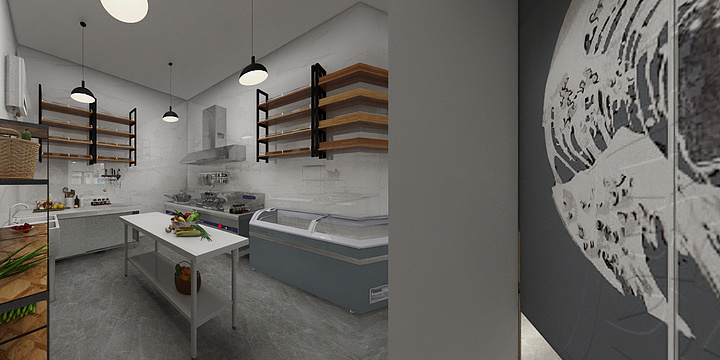 王俊坤-秣陵面馆-装修设计方案