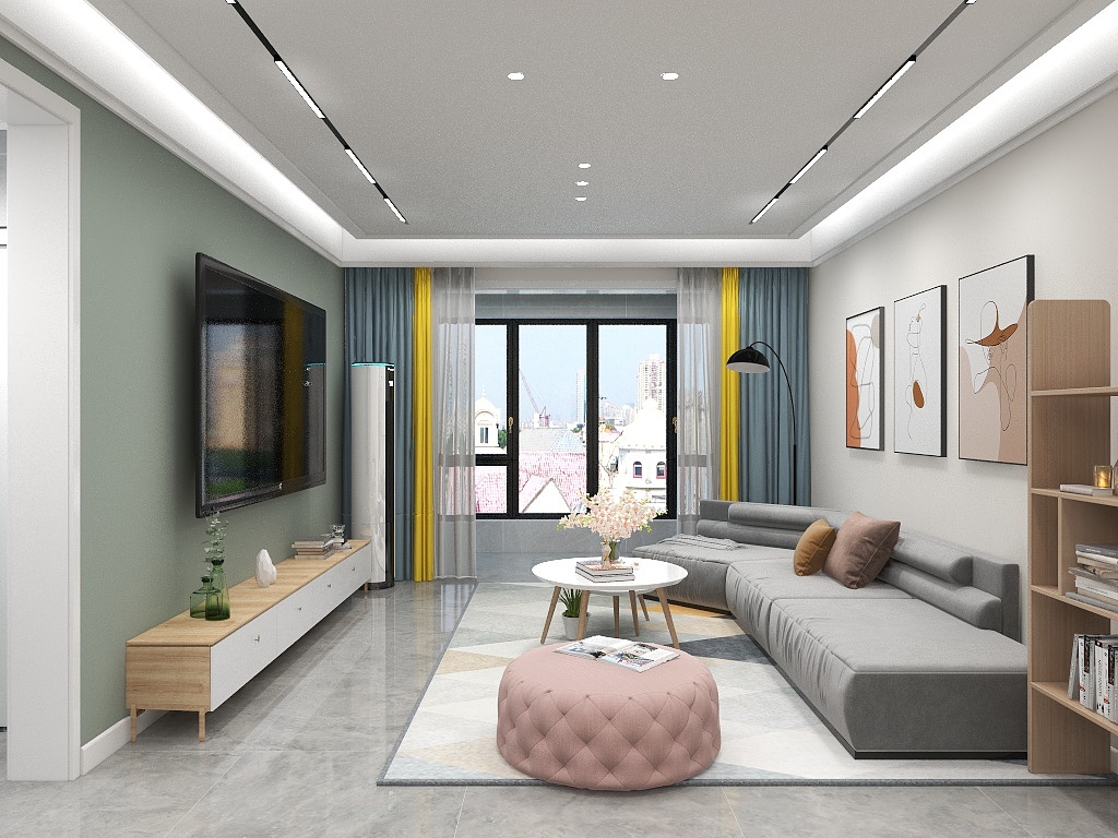 @sai-恒硕原著5#户型.dwg-装修设计方案