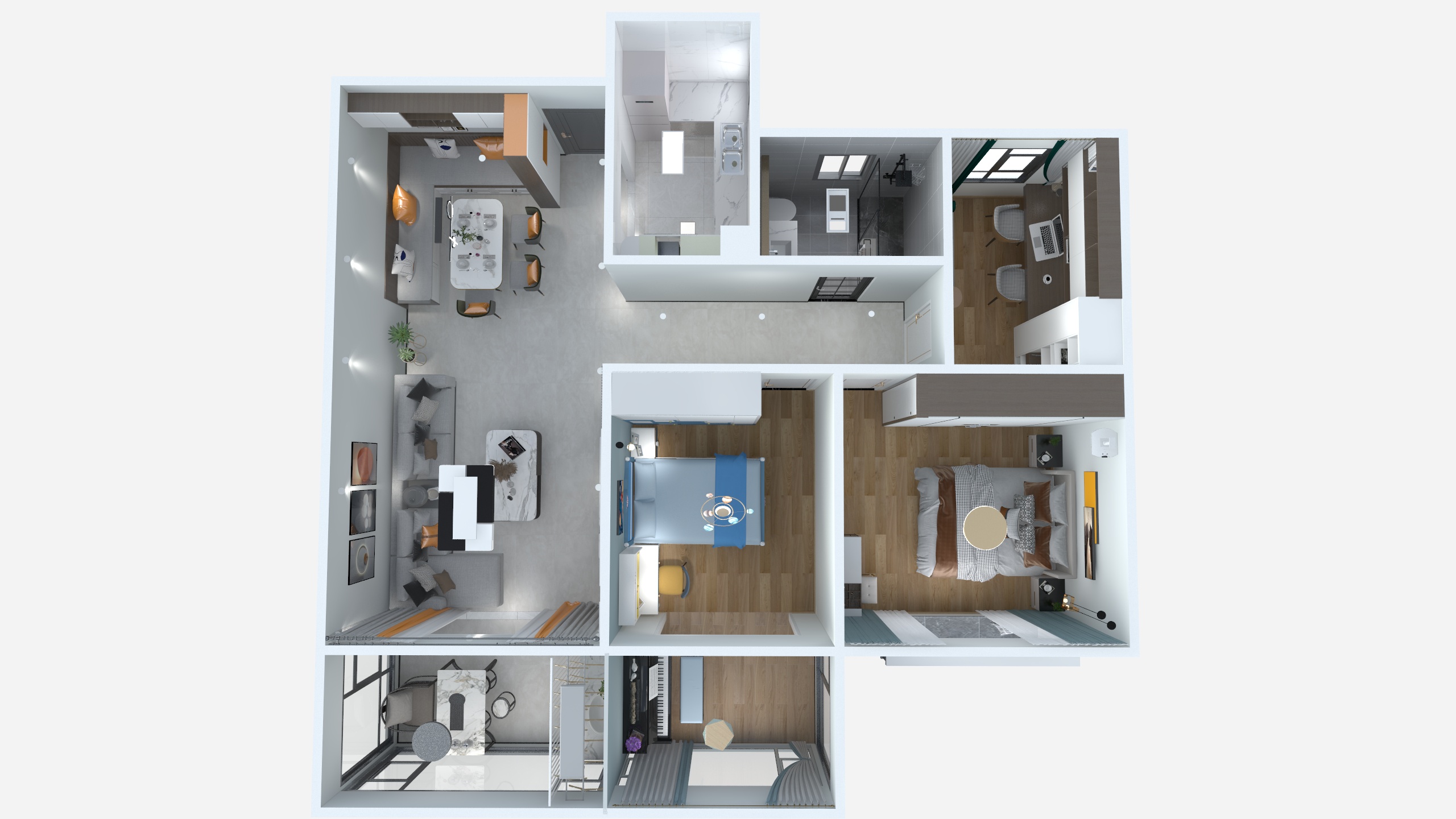 美立方装饰13987157264-光明景宸12-1-2503-装修设计方案