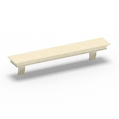 Gray Window Sill Line 3D Model - Elegant Finish