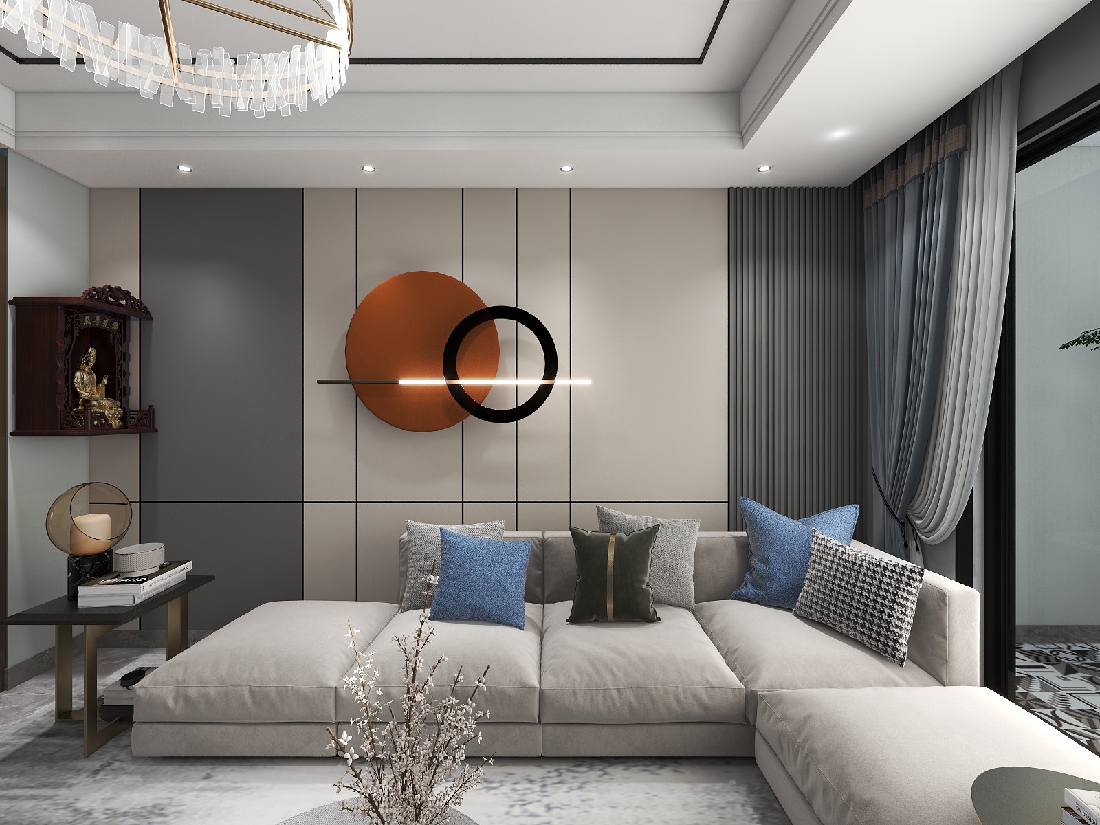 莫定寅-轻奢样板间设计-装修设计方案