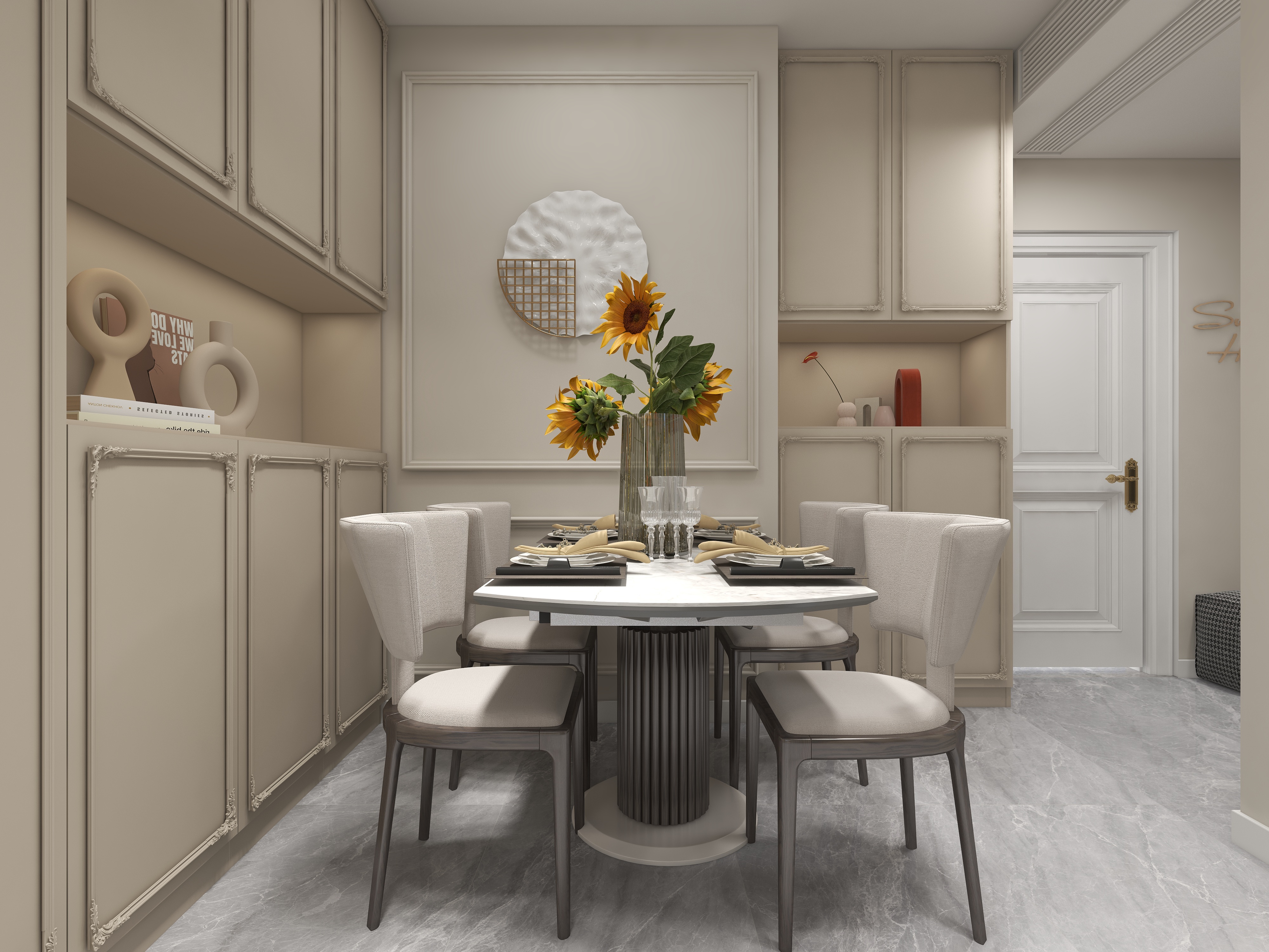 亦帆装饰设计-菊翔苑75平轻奢简约风装修效果图