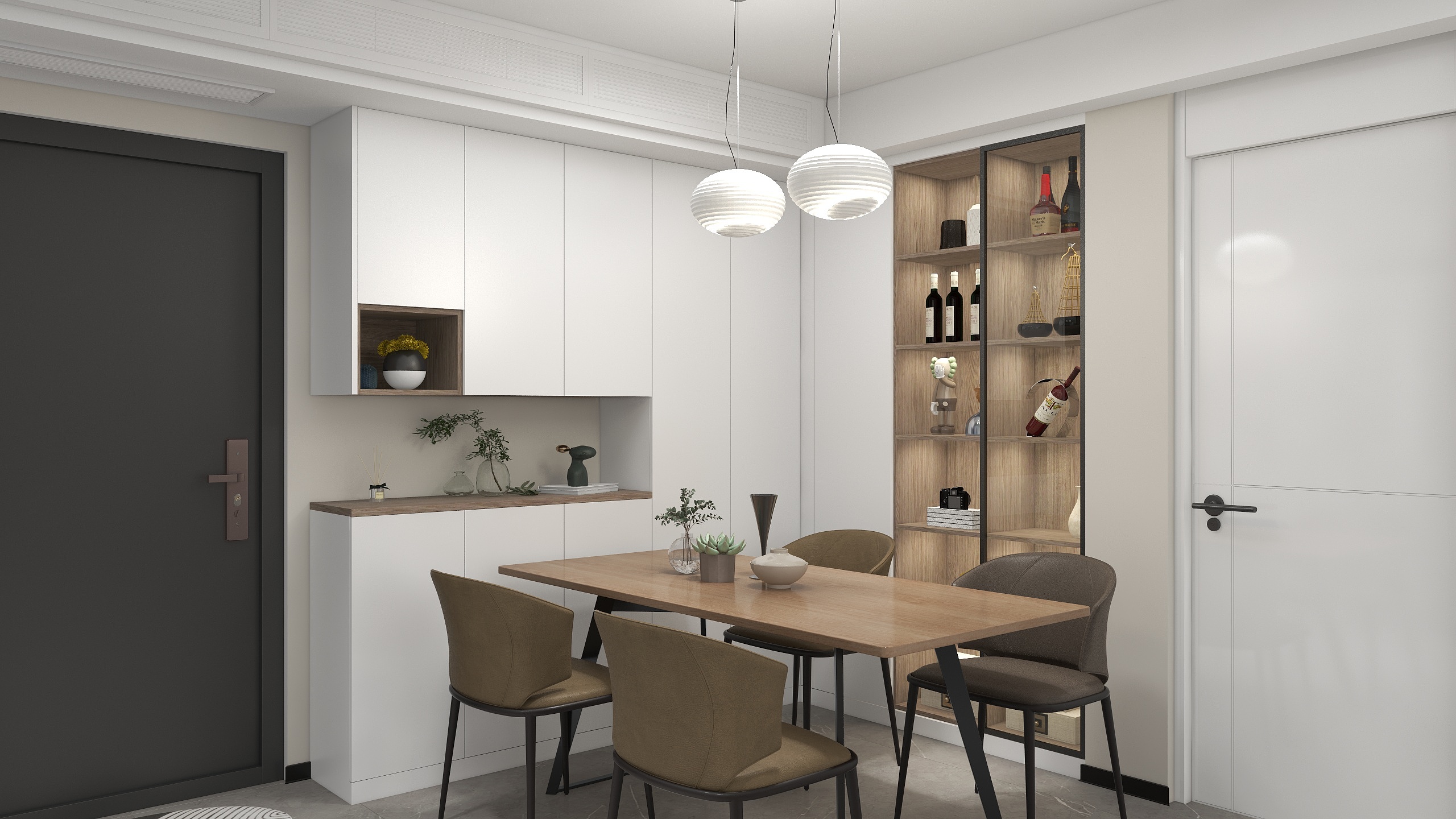 晓堂空间-瑞和阳光城。浅色-装修设计方案