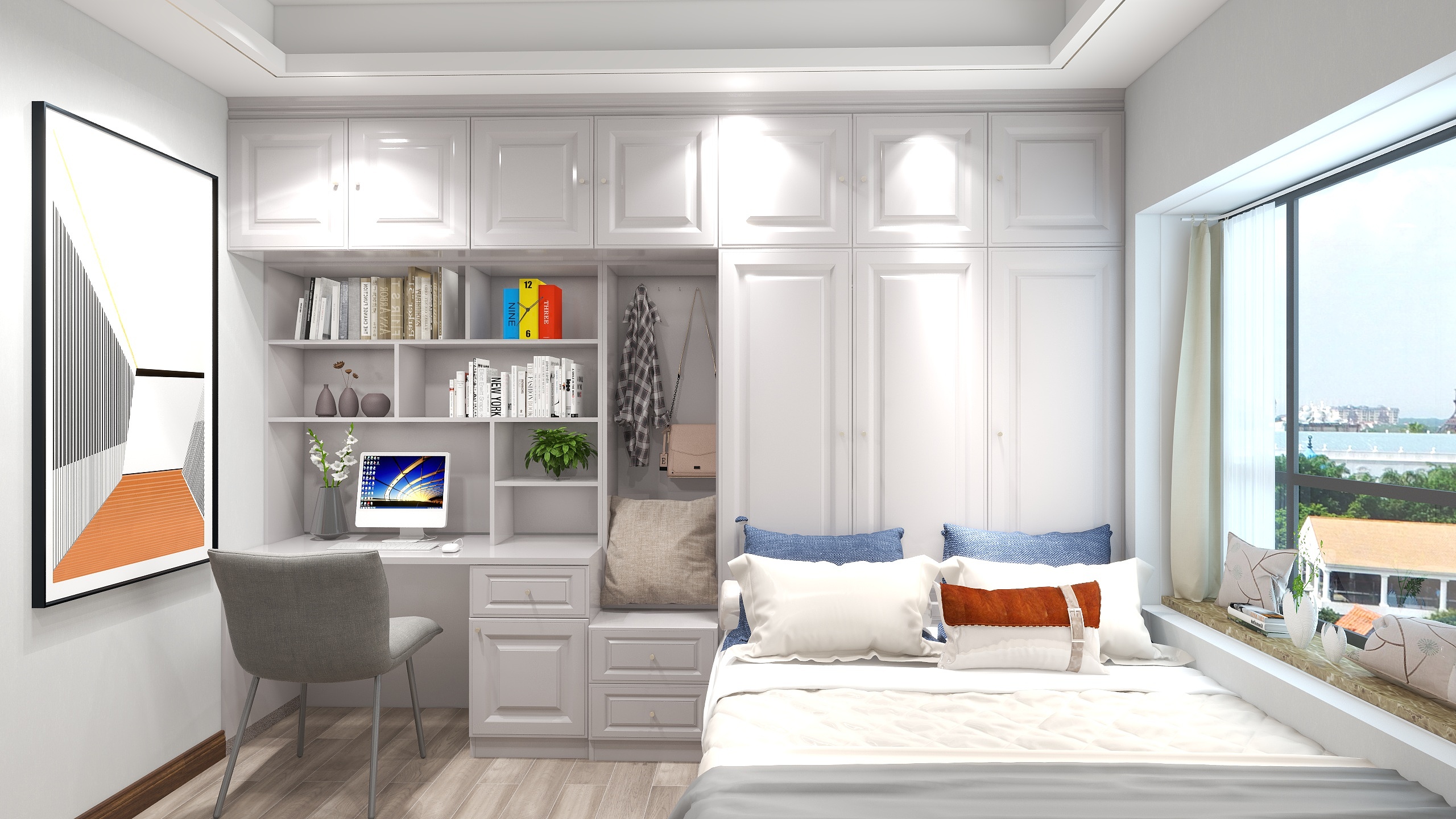 瑞丽宜家全屋定制adg-美式風格裝修装修效果图