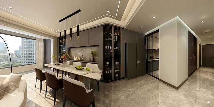 效果图LP-现代-装修设计方案