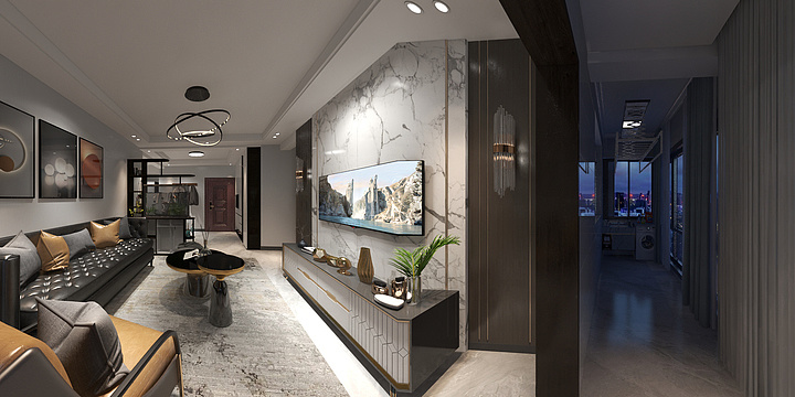 花图日记-恒基7栋11-2.dwg-装修设计方案