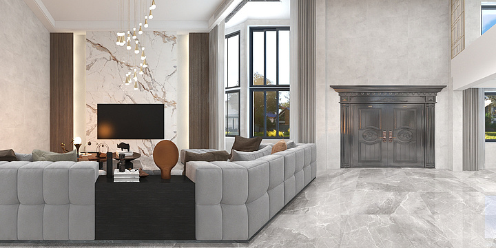 爱设计的姚姚-王江泾别墅新中.dwg-装修设计方案