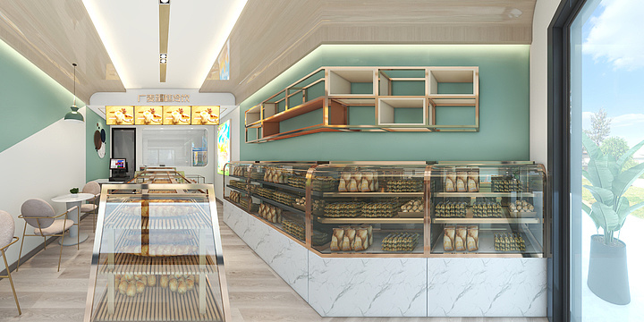 設绘主意-广麦蛋糕冷饮-装修设计方案