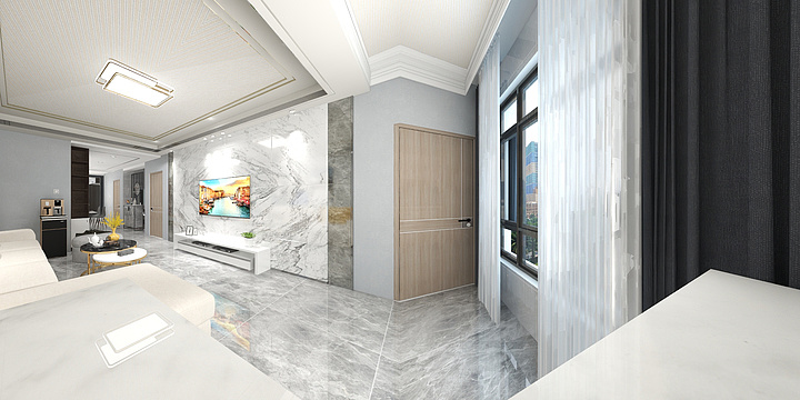 陶然装饰公司-现代简约风格-装修设计方案