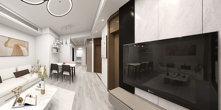 舒朋设计-东亚阳光里顾姐的家-装修设计方案