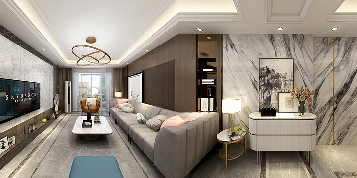 贼稳妥-轻奢-曲江香都-装修设计方案