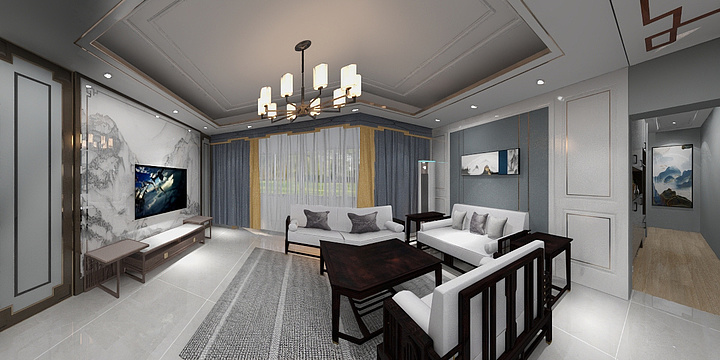 青岛好来屋装饰设计有限公司-百埠庄180平设计方案.dwg-装修设计方案