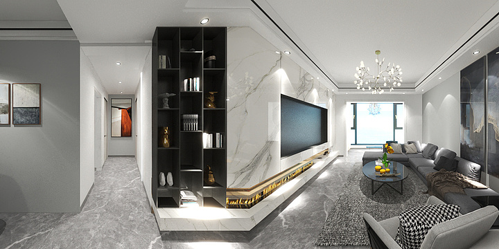 涵宇设计工作室-听风苑6-2-1801蒋总-装修设计方案