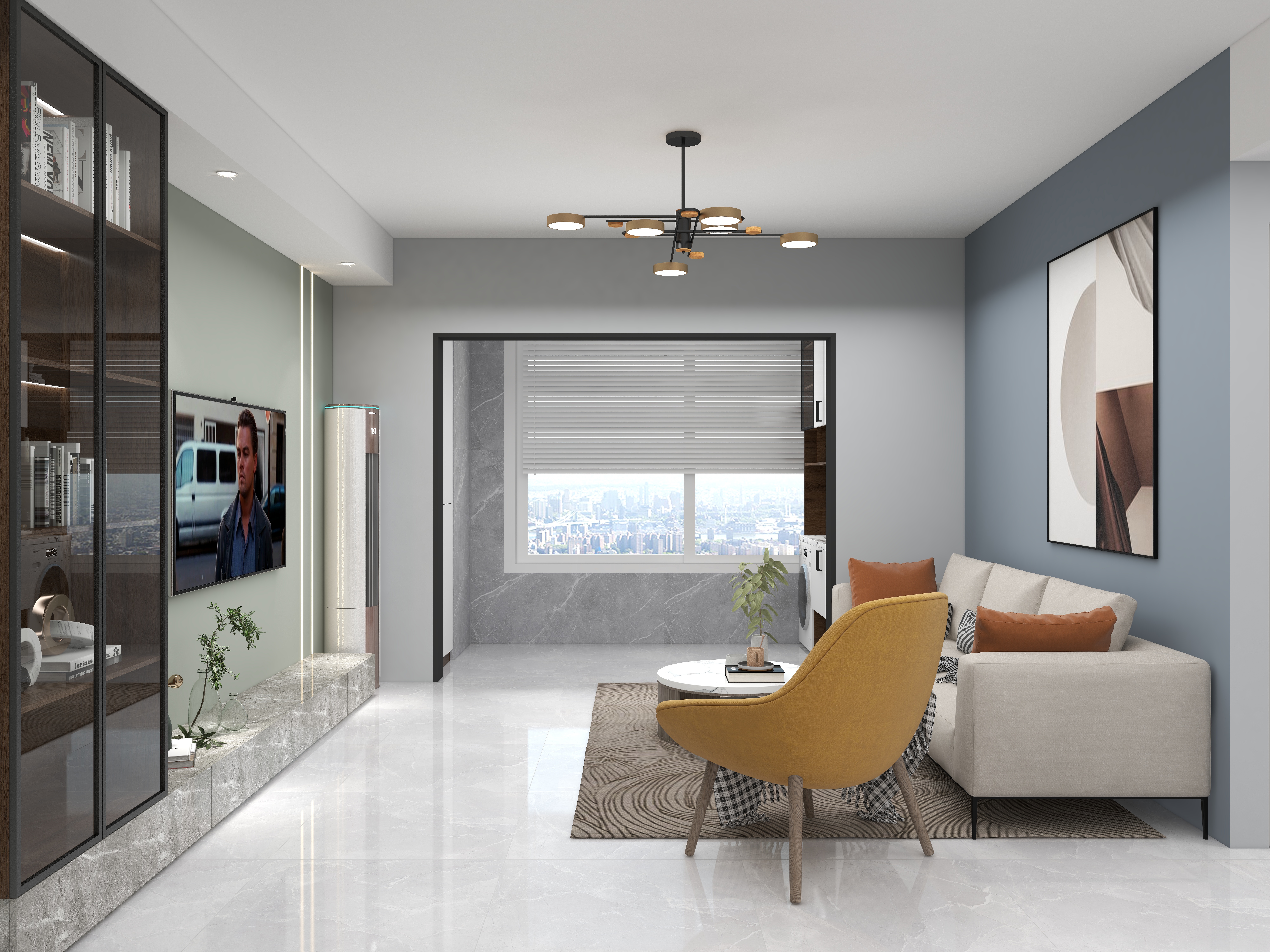 壹诺设计工作室-现代风装修效果图